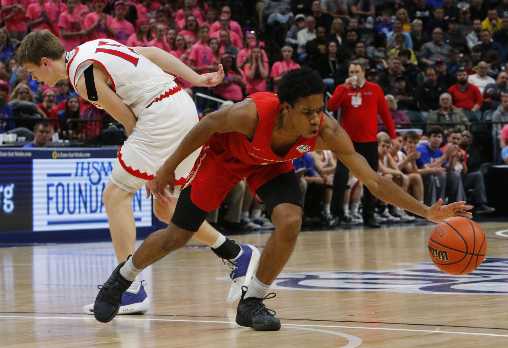 Boys basketball Class 2A state final - Andrean vs. Linton-Stockton